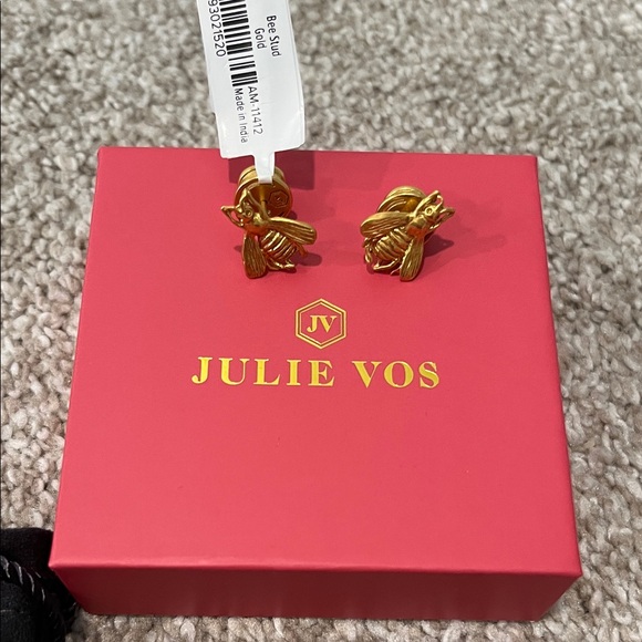 Julie Vos Bee Gold Stud